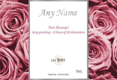 Roses Labels for Rosé Wine