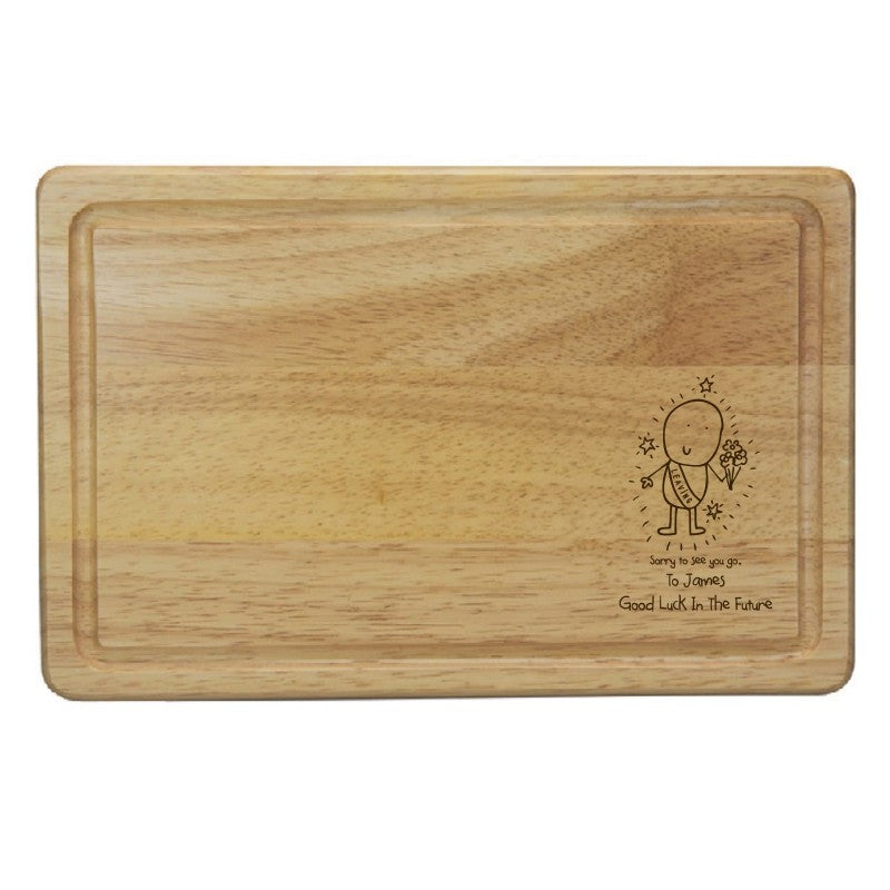 Chilli & Bubble's Leaving Rectangle Wooden Chopping Board