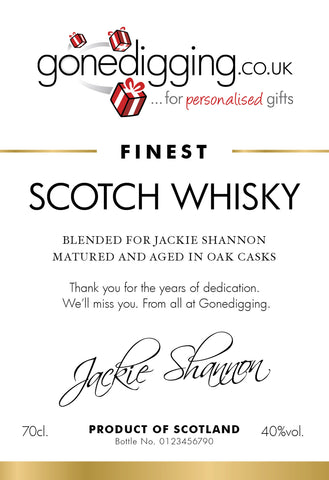 Corporate Classic Labels for Blended Whisky (Pack of 2)