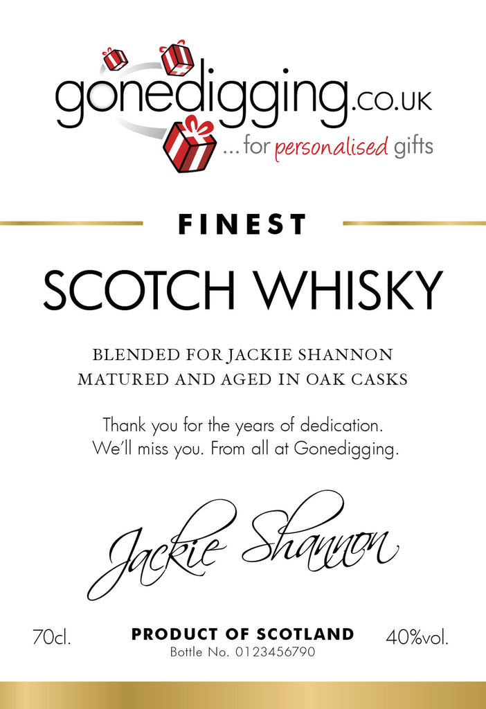 Corporate Classic Labels for Blended Whisky
