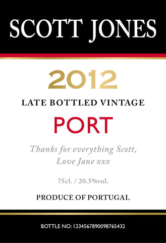 Contemporary Labels for Port (Pack of 2)