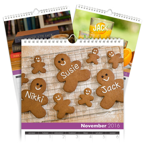 Family of 3 A3 Calendar