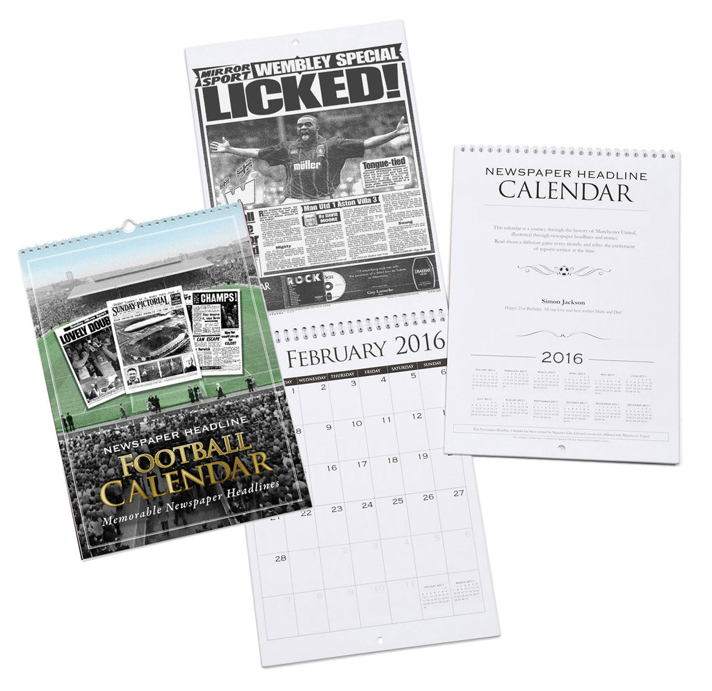 Aston Villa A4 Calendar