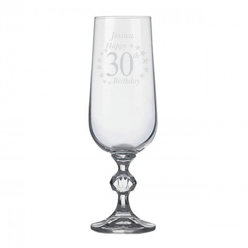Claudia Crystal Birthday Flute