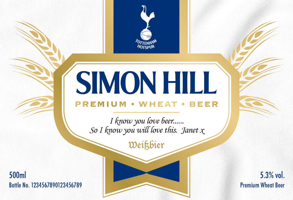 Spurs Modern Labels for Wheat Beer (Pack of 2)