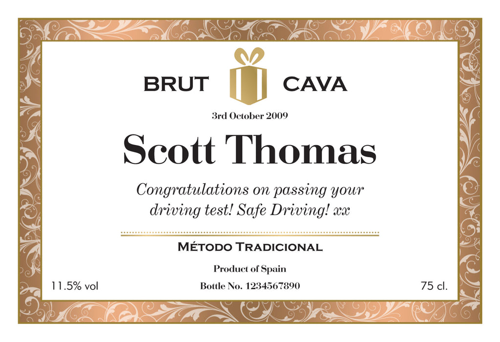 Classic White Labels for Cava
