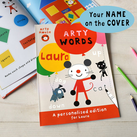 Arty Mouse Words - Hardback