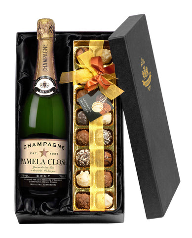 Authentic Star Champagne with Chocolates Giftpack