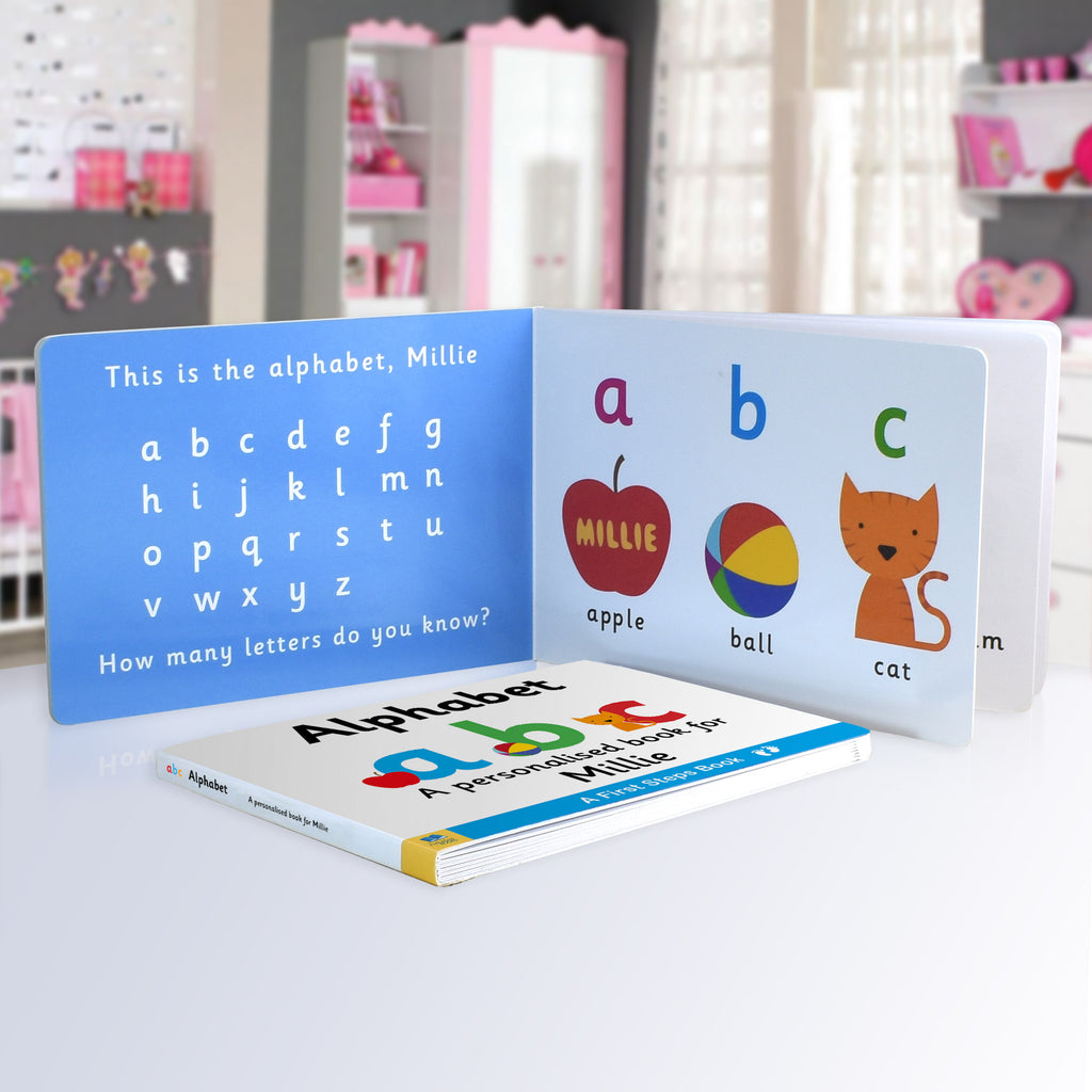 First Steps Alphabet Board Book for Toddlers