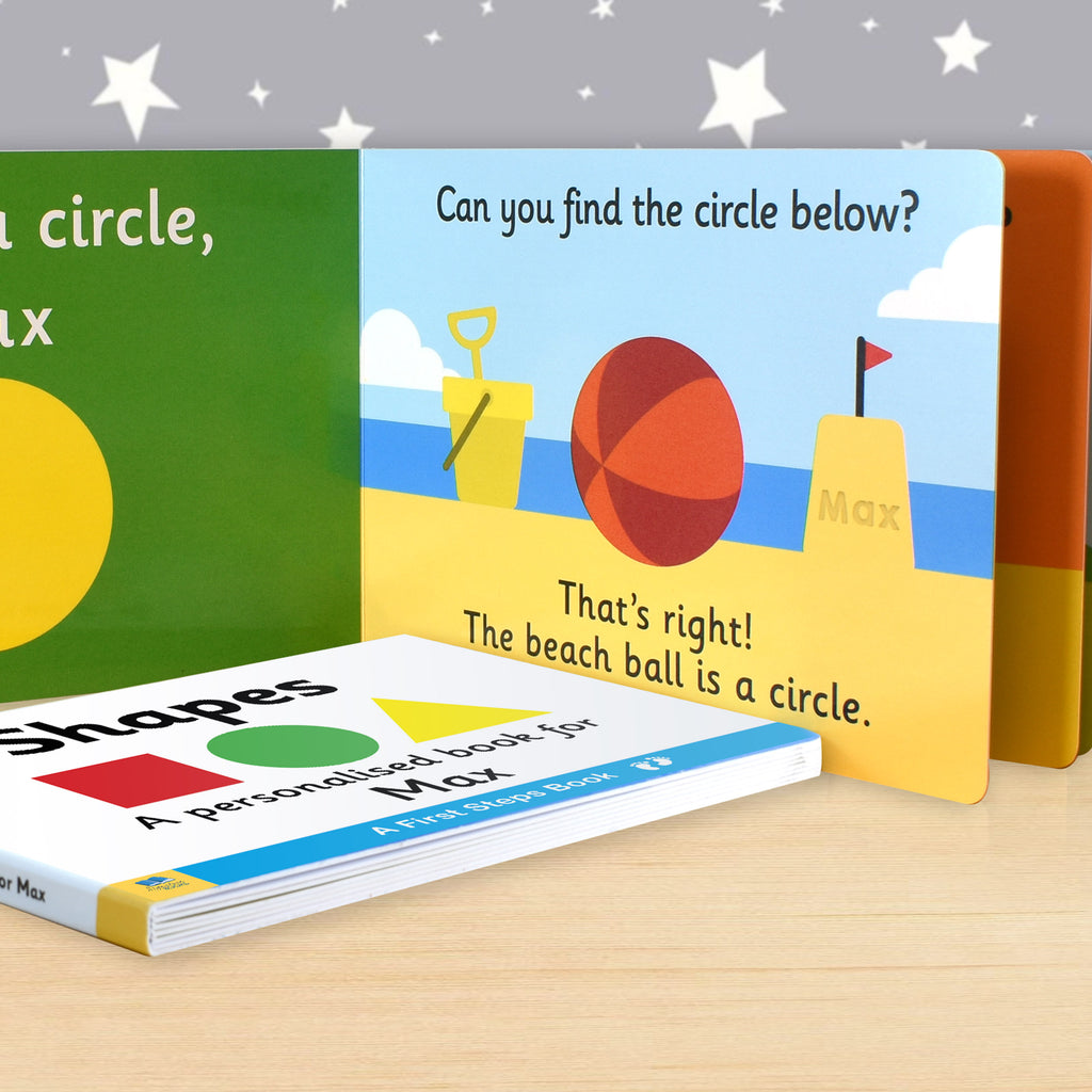 First Steps Shapes Board Book for Toddlers