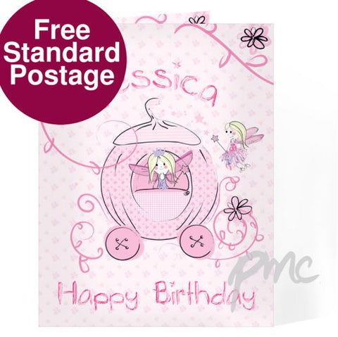 Personalised Pumpkin Princess Card