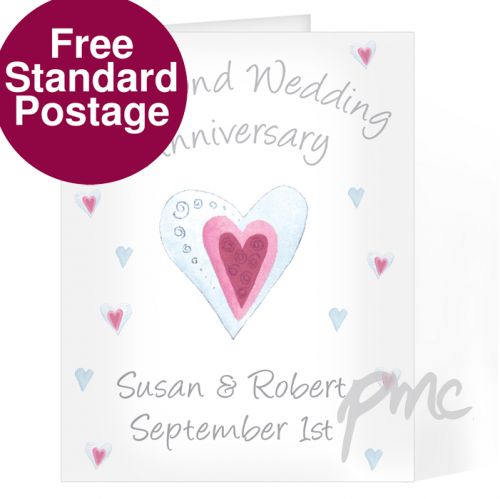 Personalised Diamond Anniversary Card