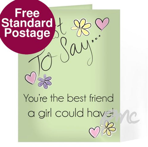 Personalised Just To Say Card