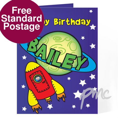 Personalised Space Card