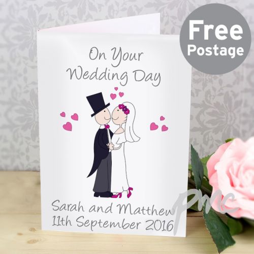 Personalised Cartoon Couple Card
