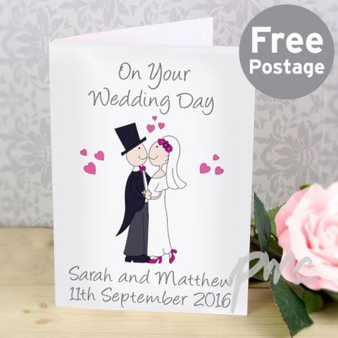 Personalised Cartoon Couple Card