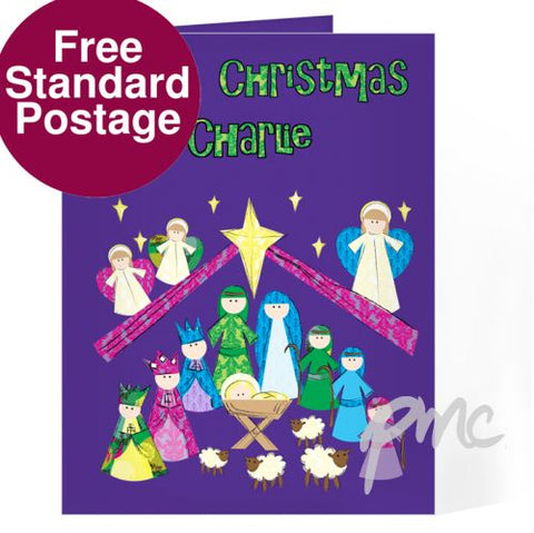 Personalised Nativity Card
