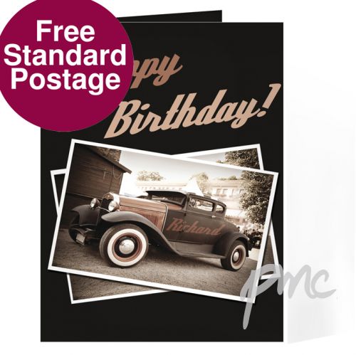 Personalised Classic Car Card