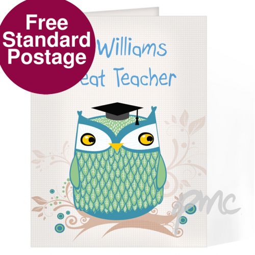 Personalised Mr Owl Card