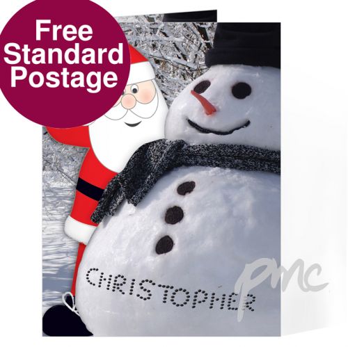 Personalised Card From Santa