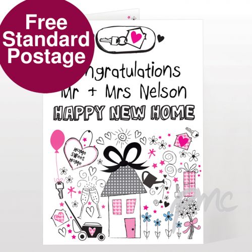 Personalised New Home Card