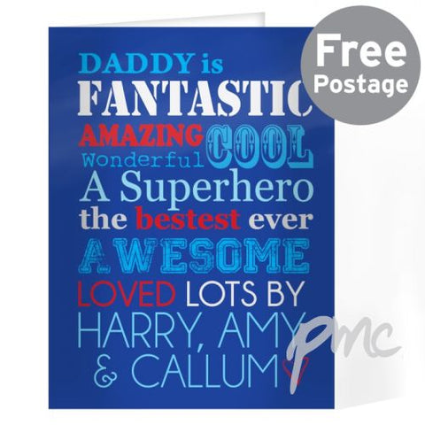 Personalised He Is...Card