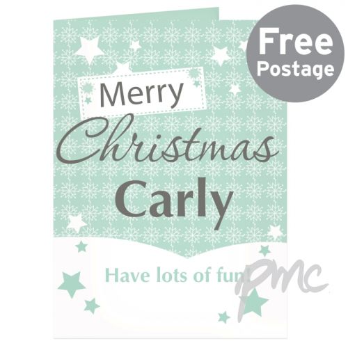 Personalised Snowflake Card