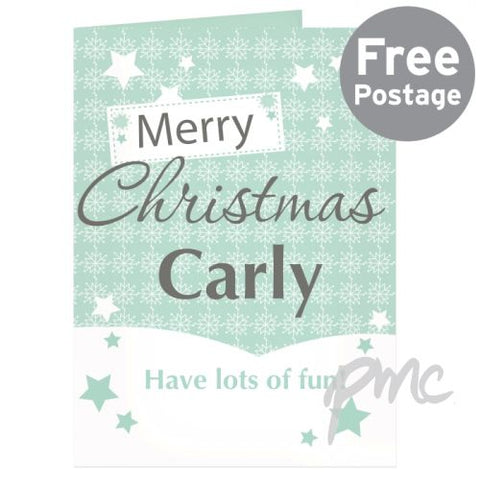 Personalised Snowflake Card