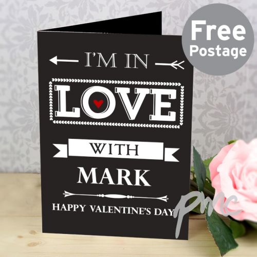 Personalised In Love With Card