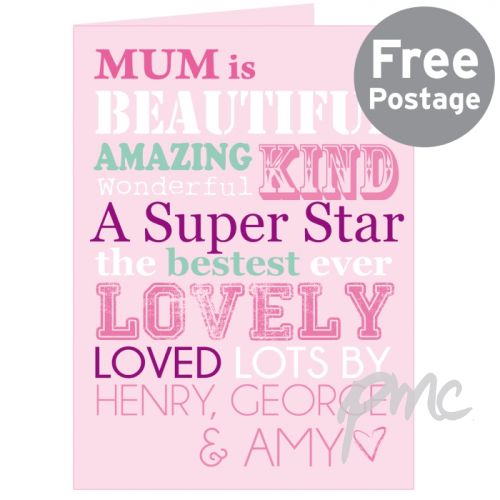 Personalised She Is... Card