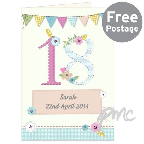 Personalised Birthday Craft Card