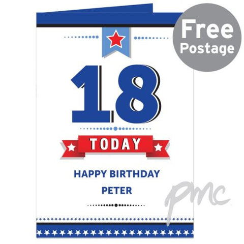 Personalised Birthday Star Card