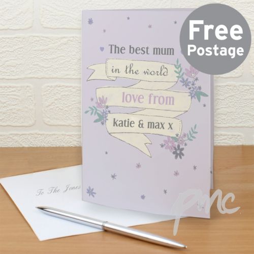 Personalised Garden Bloom Card
