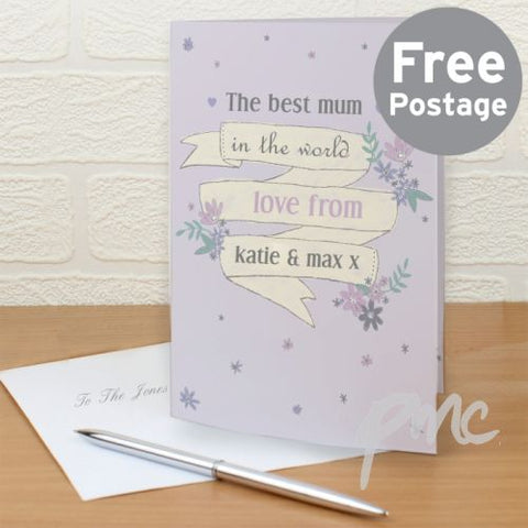 Personalised Garden Bloom Card
