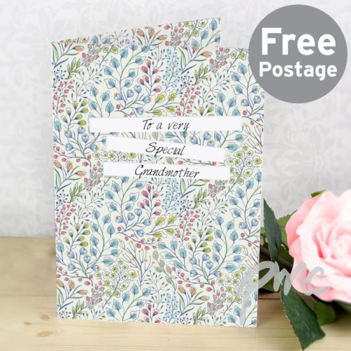 Personalised Botanical Card