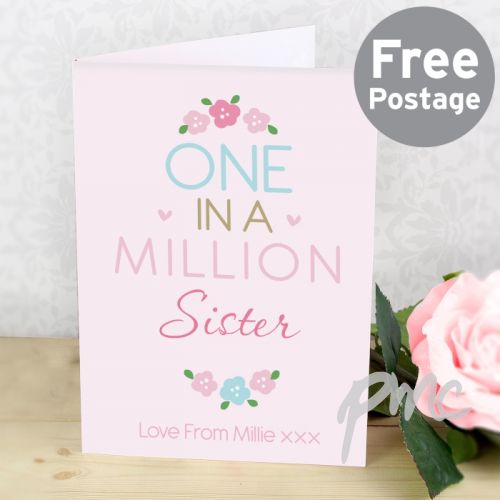 Personalised One in a Million Card
