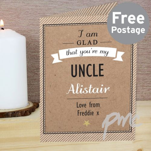 Personalised I Am Glad... Card