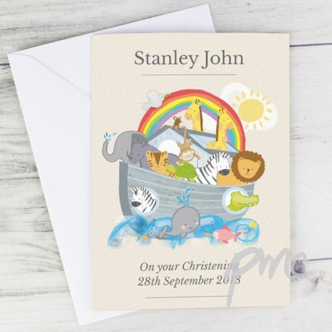 Personalised Noah's Ark Card