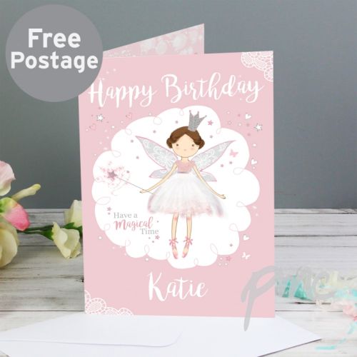 Personalised Fairy Princess Card