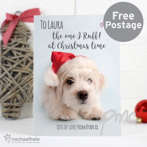 Personalised Rachael Hale Terrier Christmas Card