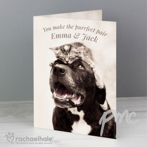 Personalised Rachael Hale Puurfect Pair Card