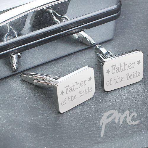 Father of Bride Cufflinks in Case