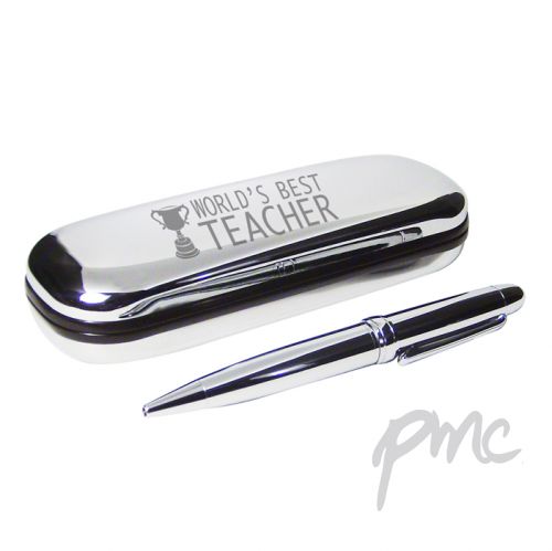 World's Best Teacher Pen & Box