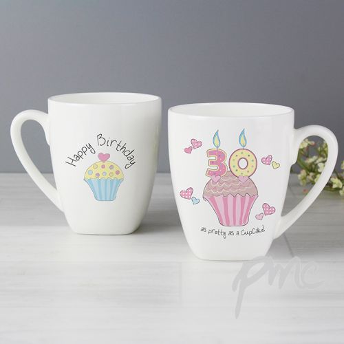 Cupcake 30th Birthday Latte Mug