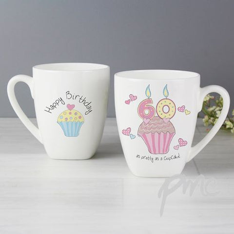 Cupcake 60th Birthday Latte Mug