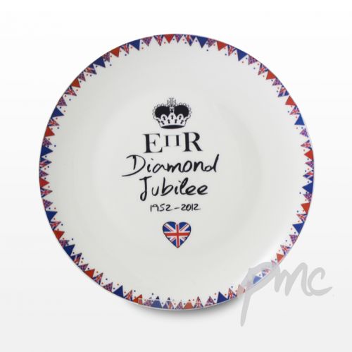 Diamond Jubilee Round Plate