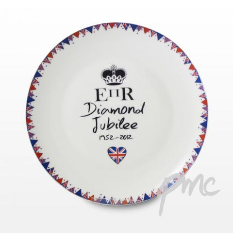 Diamond Jubilee Round Plate