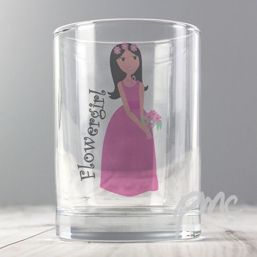 Fabulous Juice Glass Flower Girl