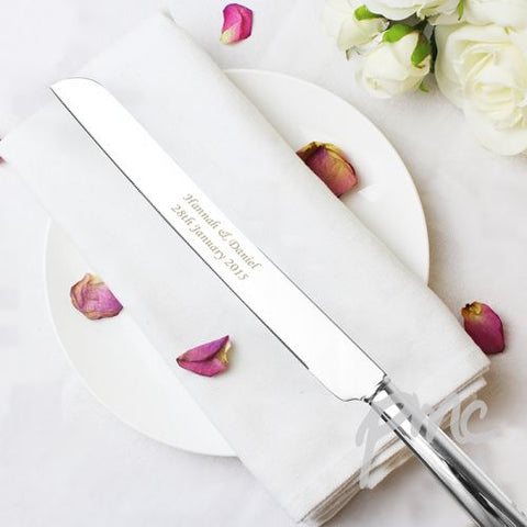 Personalised Heart Cake Knife