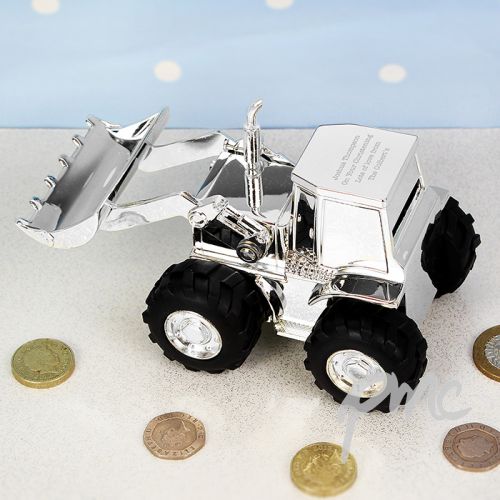 Personalised Digger Money Box